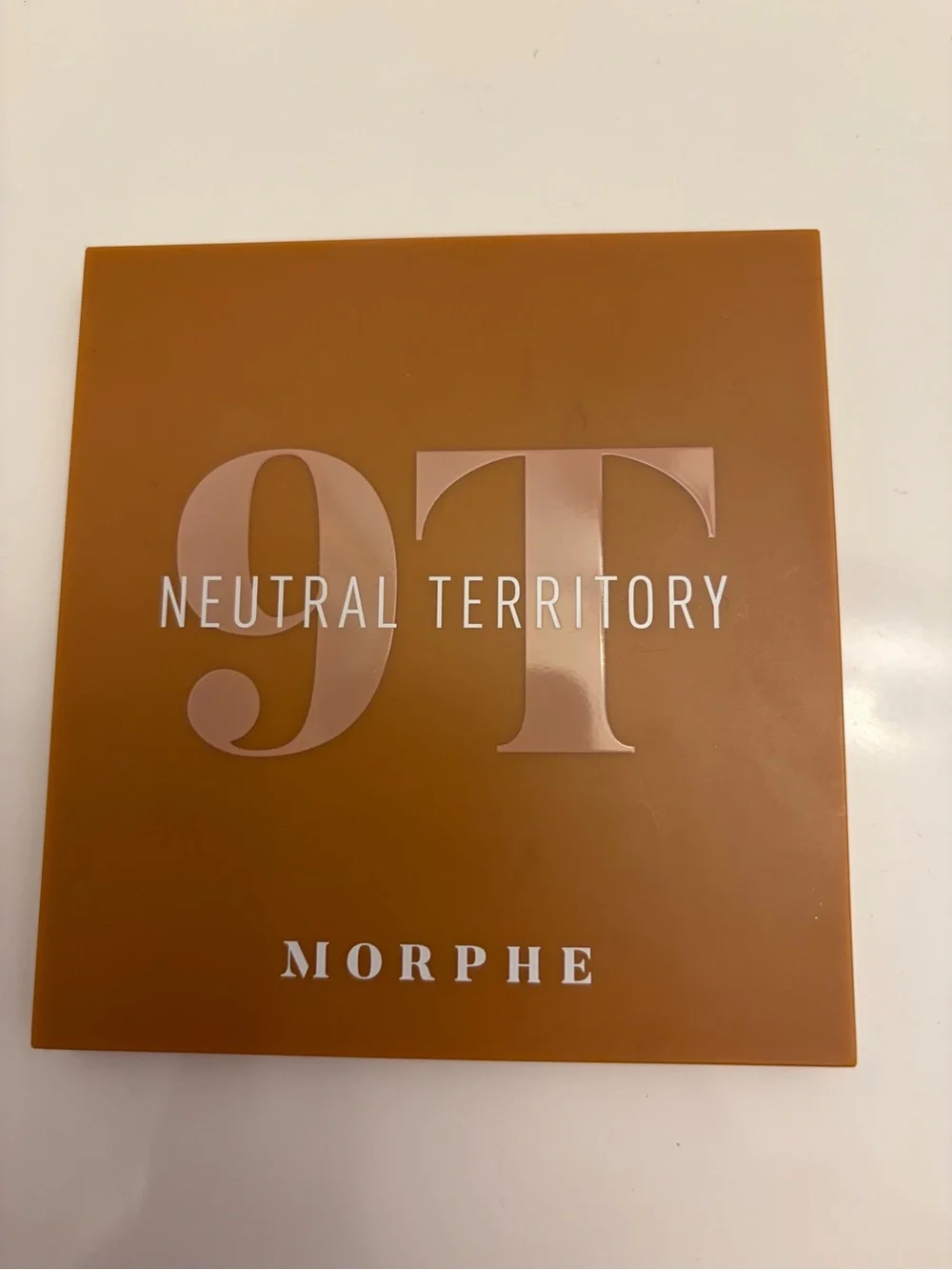 Morphe Warm T9‑Shade Eyeshadow Palette EUC used a time or two w/ brush